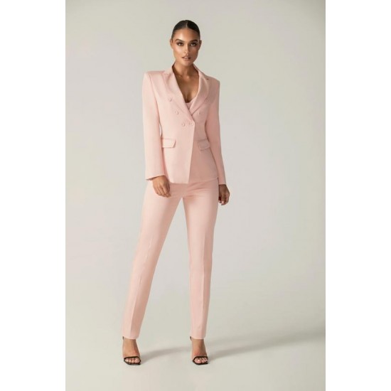 Alieva Discount - Rocio Tailored Blazer (Soft Pink)