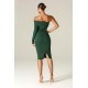 Alieva Discount - Rita One Shoulder Dress (Emerald Green)