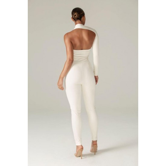 Alieva Discount - Dariya Modern Jumpsuit (Off White)