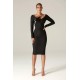 Alieva Discount - Diana Bandage Dress (Black)