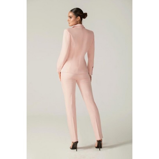 Alieva Discount - Rocio Tailored Blazer (Soft Pink)