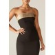 Alieva Discount - Eli Strapless Corset dress (Black)
