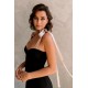 Alieva Discount - Arezu Bow Tie Strap Dress (Black)