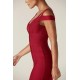 Alieva Discount - Amare Bandage Dress (Maroon)