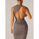 Alieva Discount - Olinda Backless  Dress (Grey)