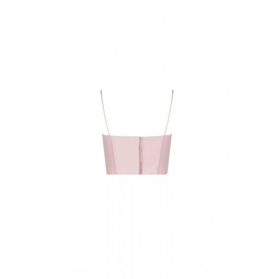 Alieva Discount - Carla Structure Crop Top (Soft Pink)